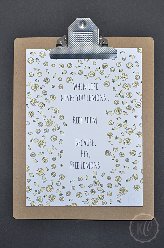 When life gives you lemons... Quote Print Clipboard