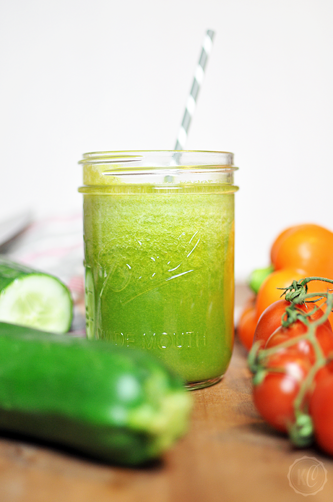 Zucchini-Paprika-Gurke-Tomaten-Saft