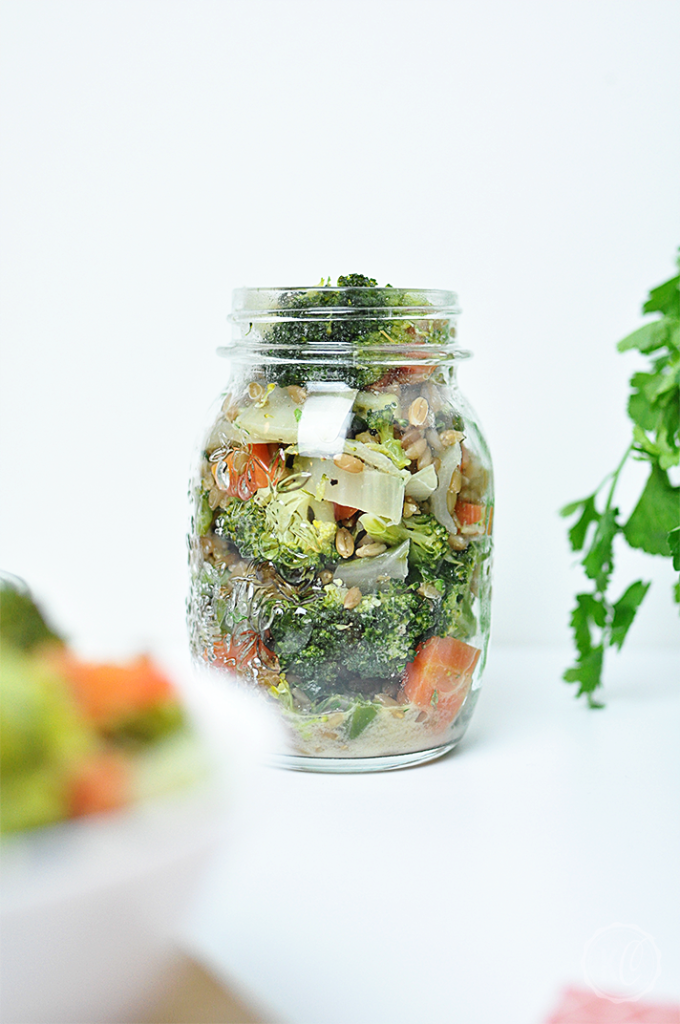 Dinkel-Risotto mit gebackenen Kichererbsen | Kathie's Cloud