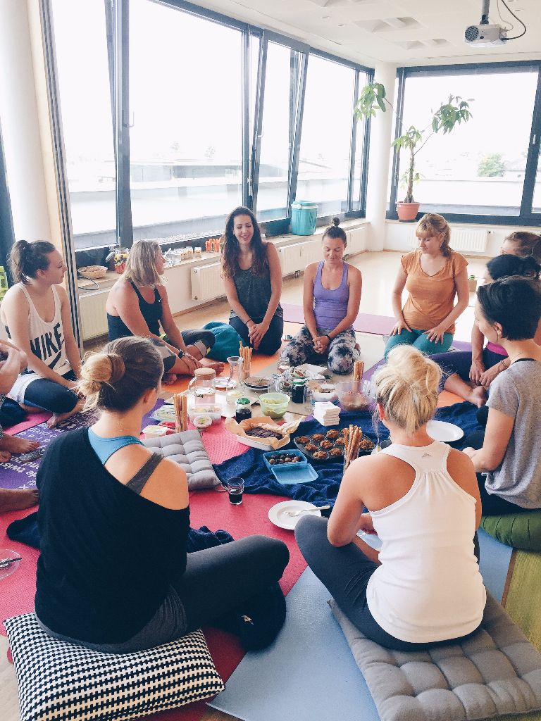 Yoga-Picknick in Salzburg