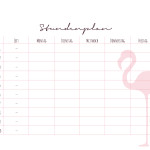 Stundenplan 2014 Freebie
