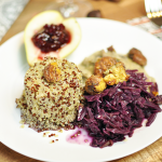 Quinoa mit Rotkraut