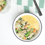 Quinoa mit Gemüse und Linsen-Karotten-Dip | Kathie's Cloud