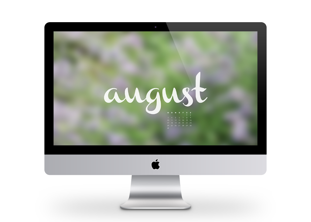 Lavendel Wallpaper August Freebie