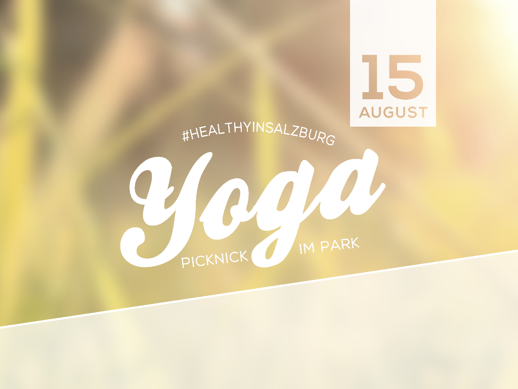 #healthyinsalzburg Yoga-Picknick im Park