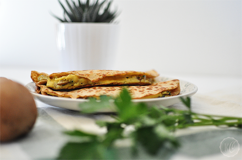 Vegane Quesadillas mit Quinoa-Tortilla-Fladen