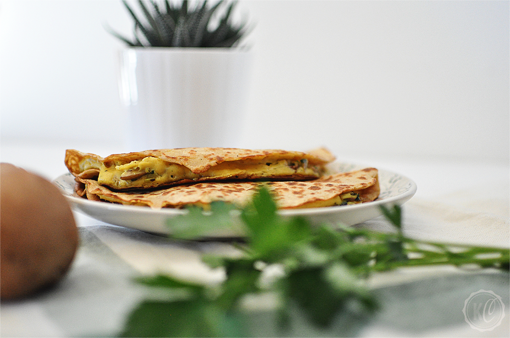 Vegane Quesadillas mit Quinoa-Wraps