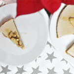 #healthyxmasfood Cashew-Cheesecake mit Birnen-Zimt-Kompott