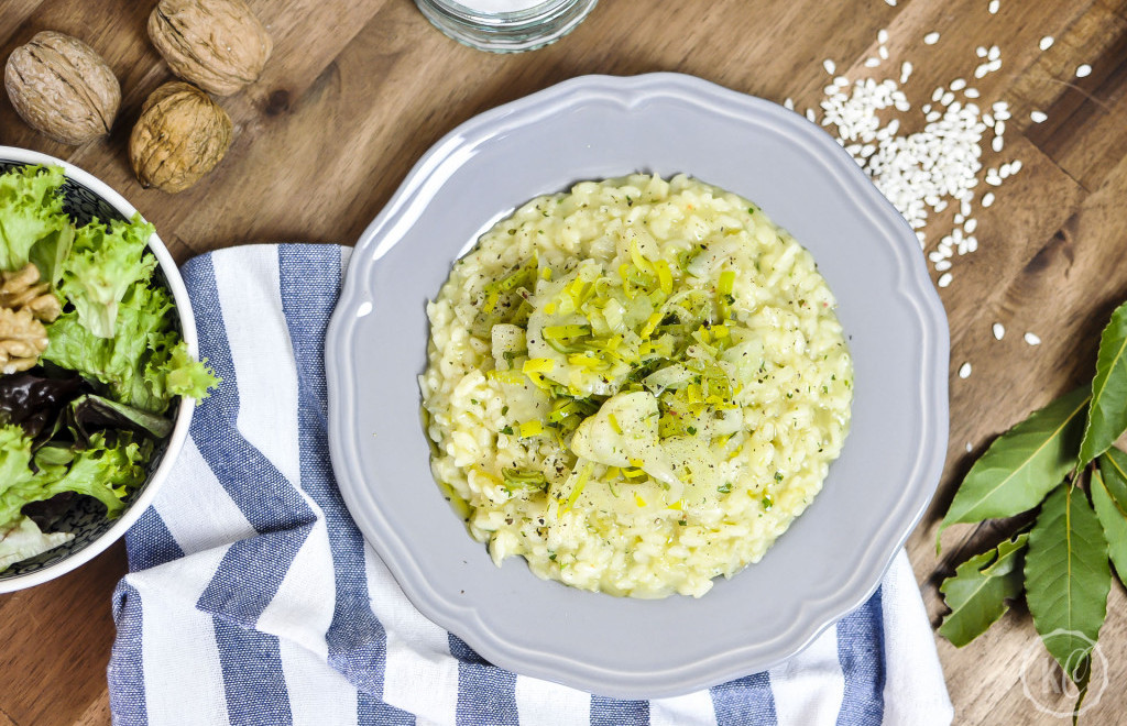 Fenchel-Lauch-Risotto - Kathie&amp;#39;s Cloud