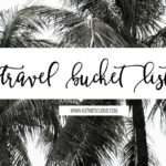 travel bucket list