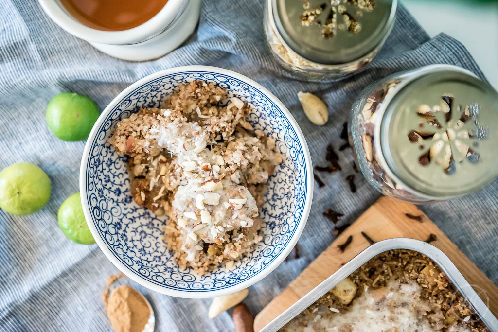 Adventkalender-Rezept: Süßer Reisauflauf mit Kokos-Limetten-Topping ...