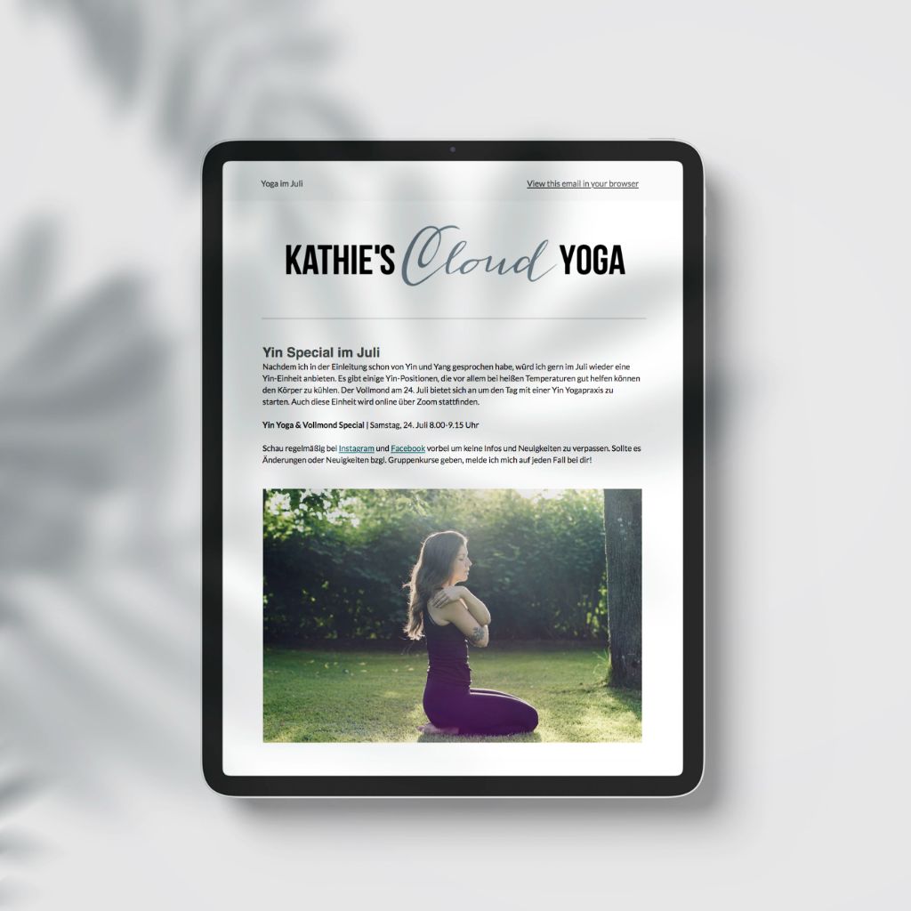 Yoga Newsletter